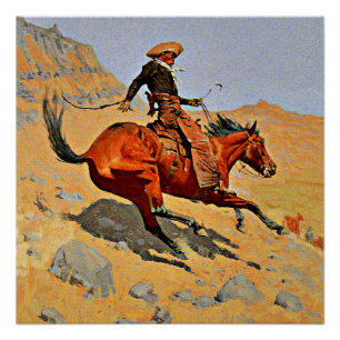 Póster Remington - El Cowboy,