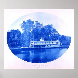 Póster Remolcador "alarma" de los E.E.U.U., 1885