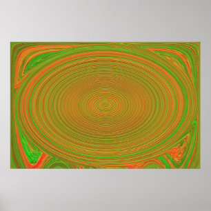 Póster Remolino caótico.