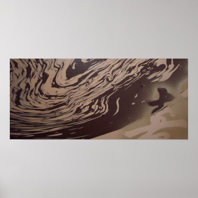 Póster "Remolino de Yin Yang" (Frente)