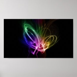 Póster Remolinos del arco iris