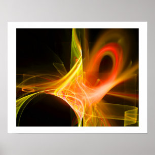 PÓSTER REMOLINOS EN NARANJA AMARILLO