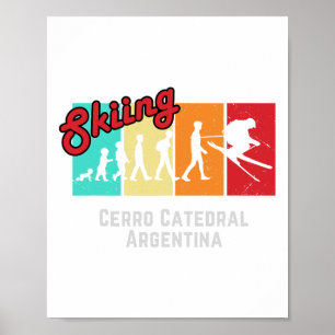 Póster Remontes Cerro Catedral Argentina Para Hombres Y M
