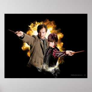 Póster Remus Lupin y Nymphadora Tonks-Lupin