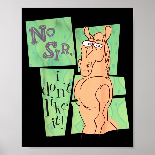 Póster Ren &amp; Stimpy No Sir I Don’t Like It  (Frente)
