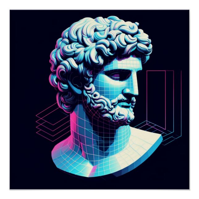 Póster Renacimiento neón (Anverso)