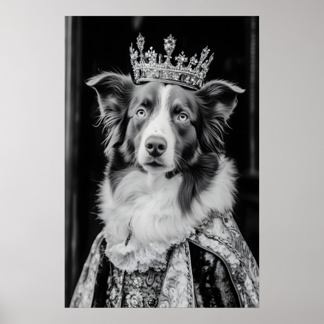 Póster Renaissance Australian Shepherd Portrait, Royal (Frente)