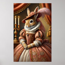 Póster Renaissance Duchess Bunny