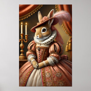 Póster Renaissance Duchess Bunny