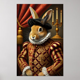 Póster Renaissance Duke Bunny