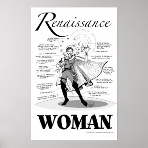 Póster Renaissance Woman
