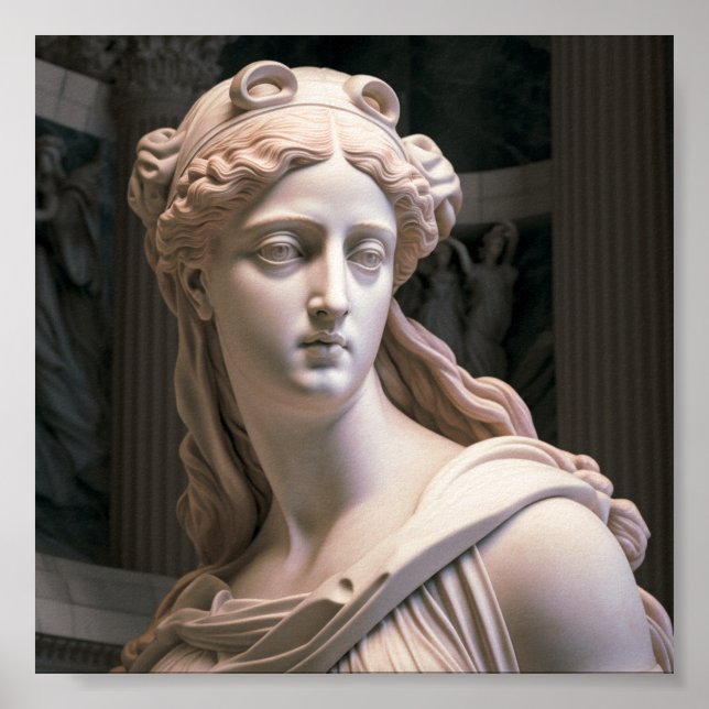 Póster Renascentist Statue (Frente)