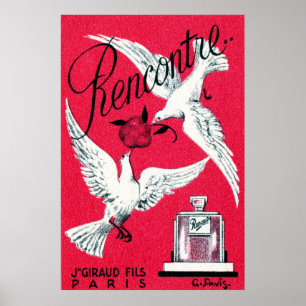 Póster Rencontre Perfume 1920