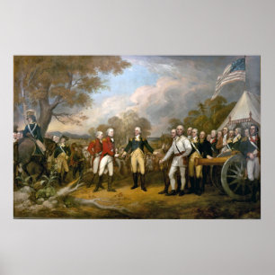 Póster Rendición de Burgoyne