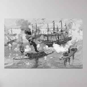 Póster Rendición de la 'Tennessee', batalla de los móvile