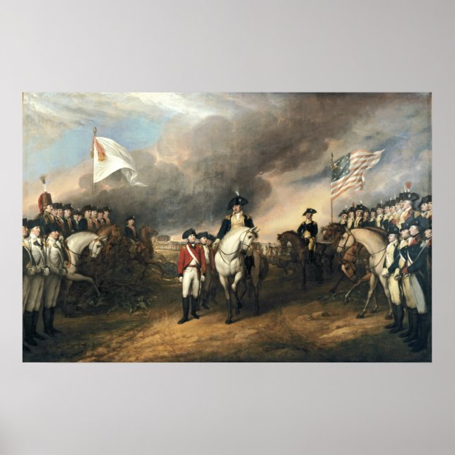 Póster Rendición de Lord Cornwallis (Frente)