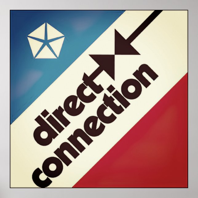 Póster Rendimiento de Mopar Retro (Frente)