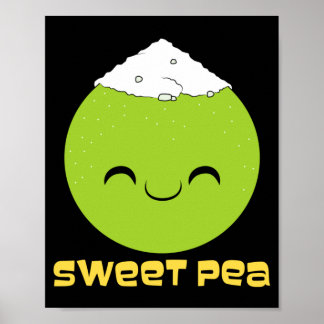 Póster Rendimiento de relación linda pareja Sweet Pea