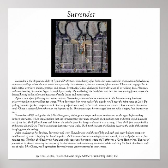 Póster Rendirse (Frente)