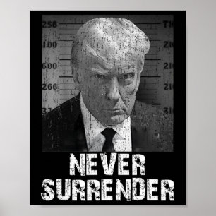 Póster Rendirse a favor de Trump