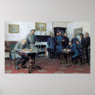 Póster Rendirse en Appomattox