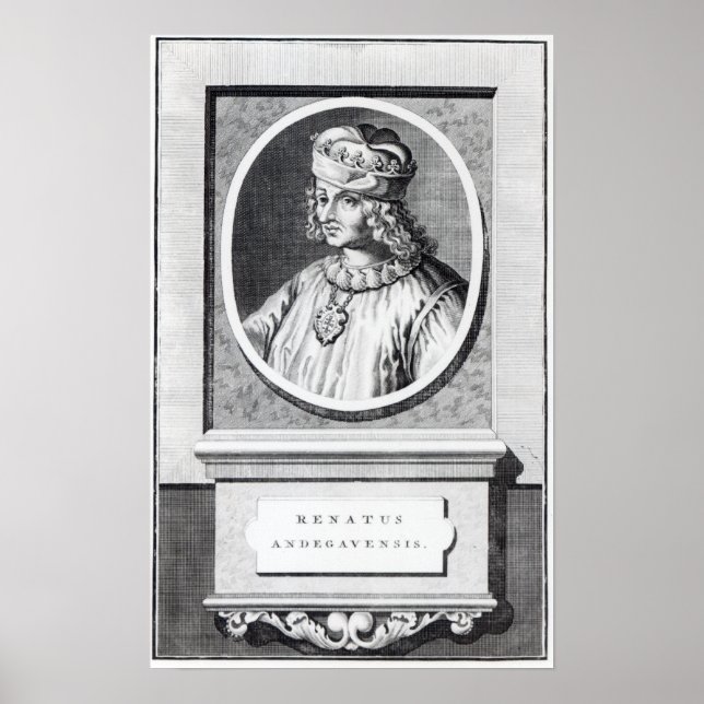 Póster Rene d'Anjou, rey de Nápoles (Frente)