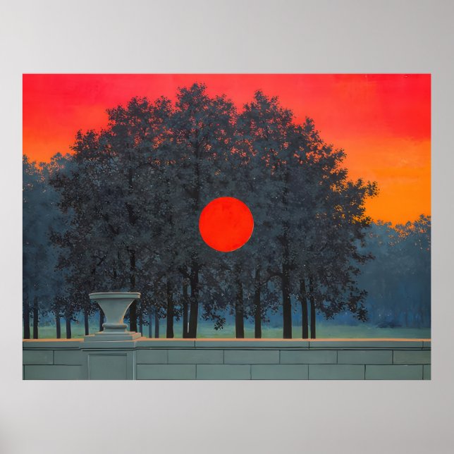 Póster Rene Magritte art (Frente)