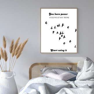 Póster Renew Your Mind Wall Art–Metanoia Christian Poster