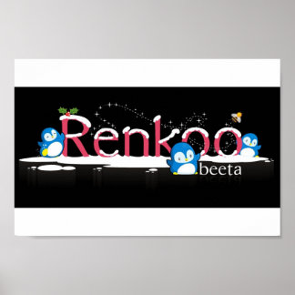 Póster Renkoo Penguin Logo