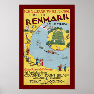Póster Renmark en el Murray