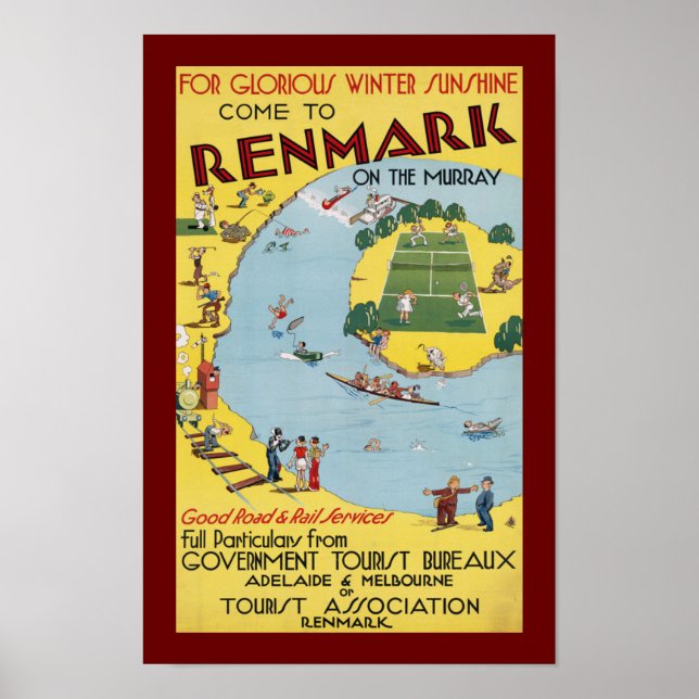 Póster Renmark en el Murray (Frente)