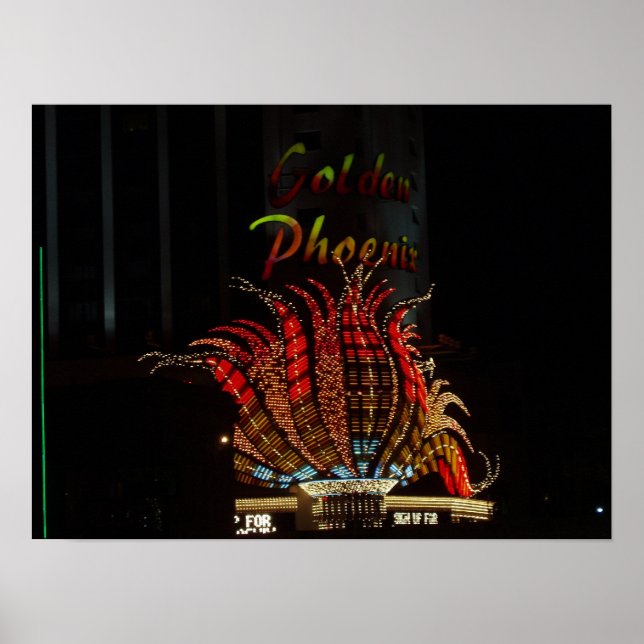 Póster Reno Nevada Flamingo Poster (Frente)