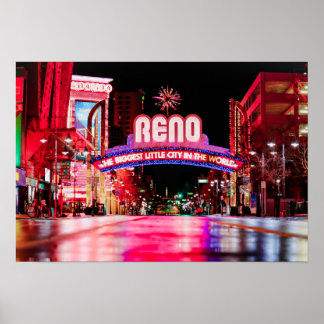Póster Reno, Nevada poster