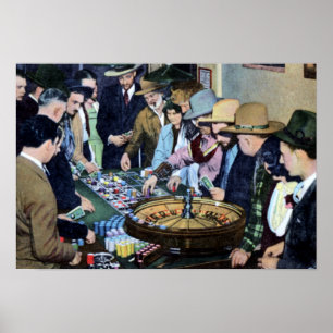Póster Reno Nevada Roulette