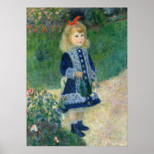 Póster Renoir  - A Girl With A Watering Can