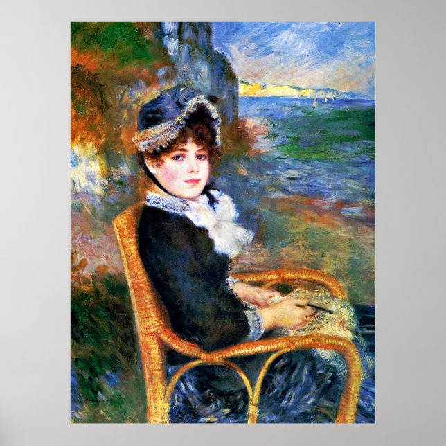 Póster Renoir - A orillas del mar (Frente)