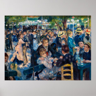Póster Renoir - Baile en Le Moulin de la Galette