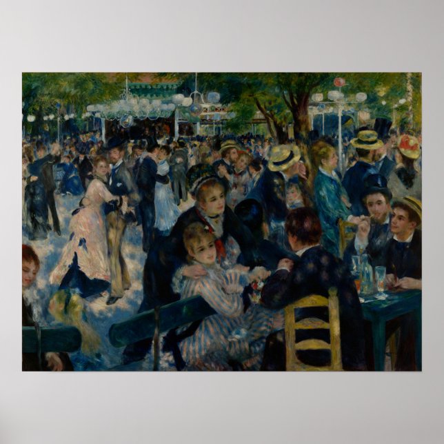 Póster Renoir - Baile En Le Moulin De La Galette (Frente)