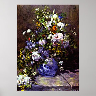 Póster Renoir - Blue Vase