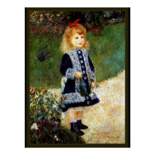 Póster Renoir - Chica con una lata de agua