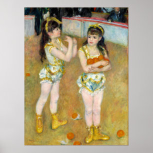 Póster Renoir - Cirque Acrobats Francisca y Angelina