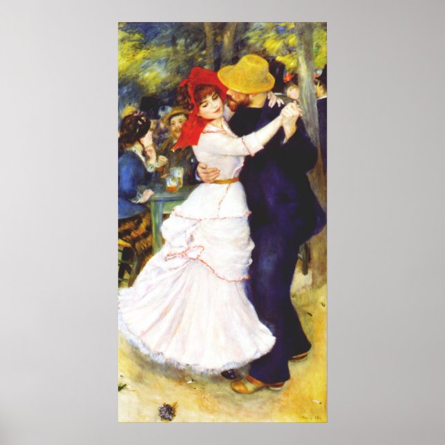 Póster Renoir Dance en el Poster Bougival (Frente)