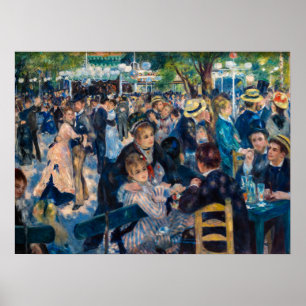 Póster Renoir - Danza en Le Moulin de la Galette
