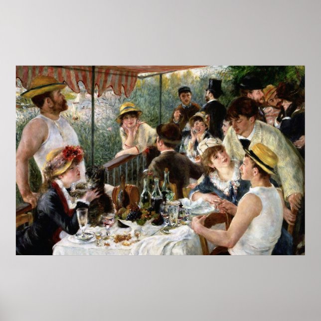 Póster Renoir: El almuerzo del Fiesta de paseos en bote (Frente)