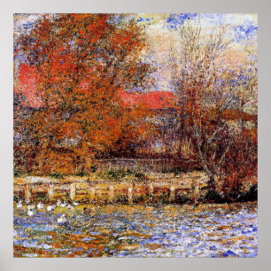 Póster Renoir - El estanque de los patos,