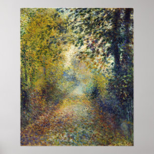 Póster Renoir - En el bosque