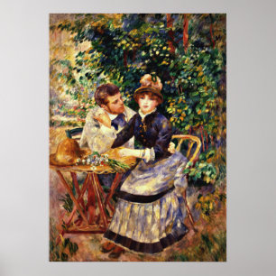 Póster Renoir - En el jardín