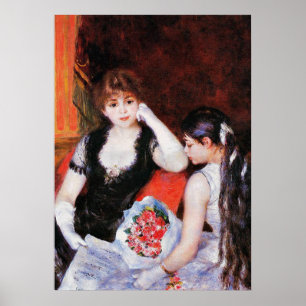 Póster Renoir - En la caja de conciertos de la ópera