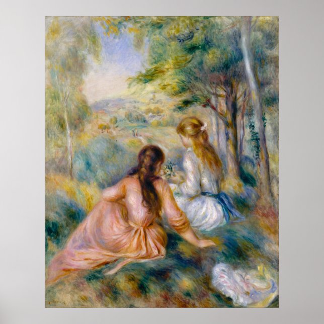 Póster Renoir, en la pradera (Frente)