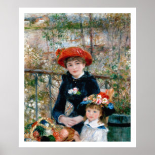 Póster Renoir - en la terraza